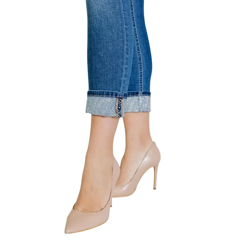 Liu Jo Jean en denim bleu en coton mélangé pour femme