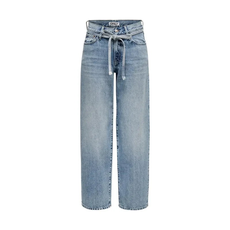 Only Jean en coton bleu clair pour femme