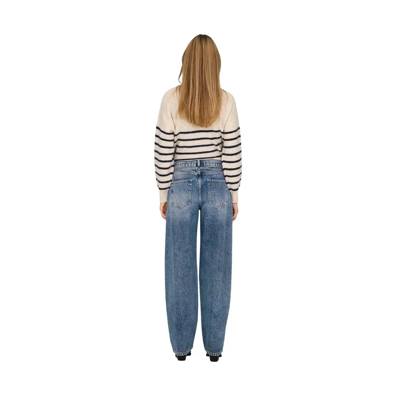 Only Jean en coton bleu clair pour femme