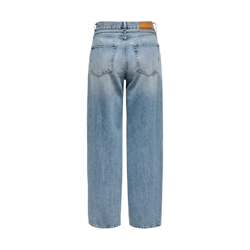 Only Jean en coton bleu clair pour femme