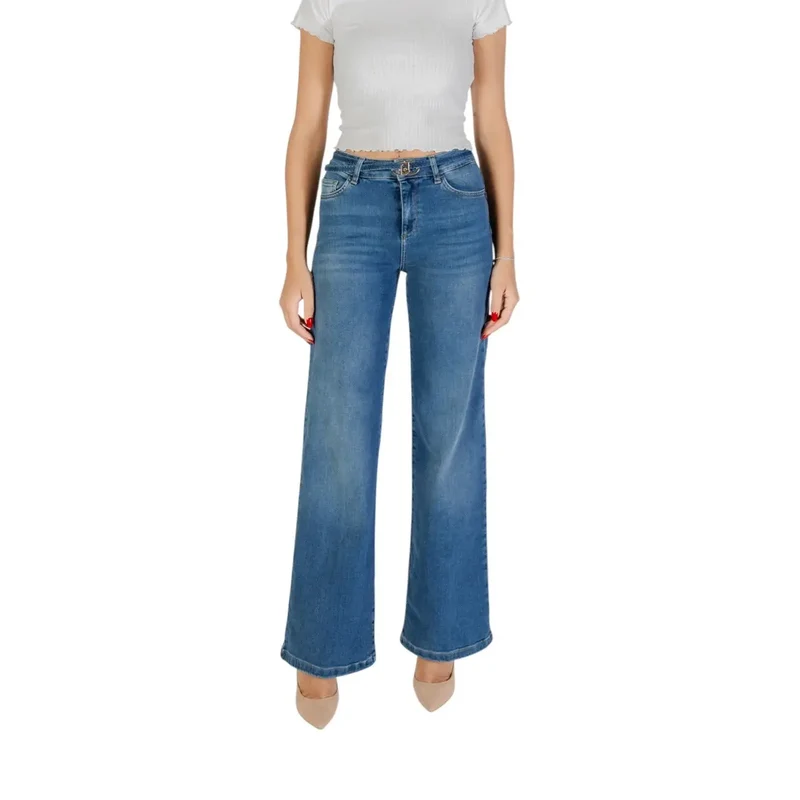 Liu Jo Jean en denim bleu pour femme, mélange de coton