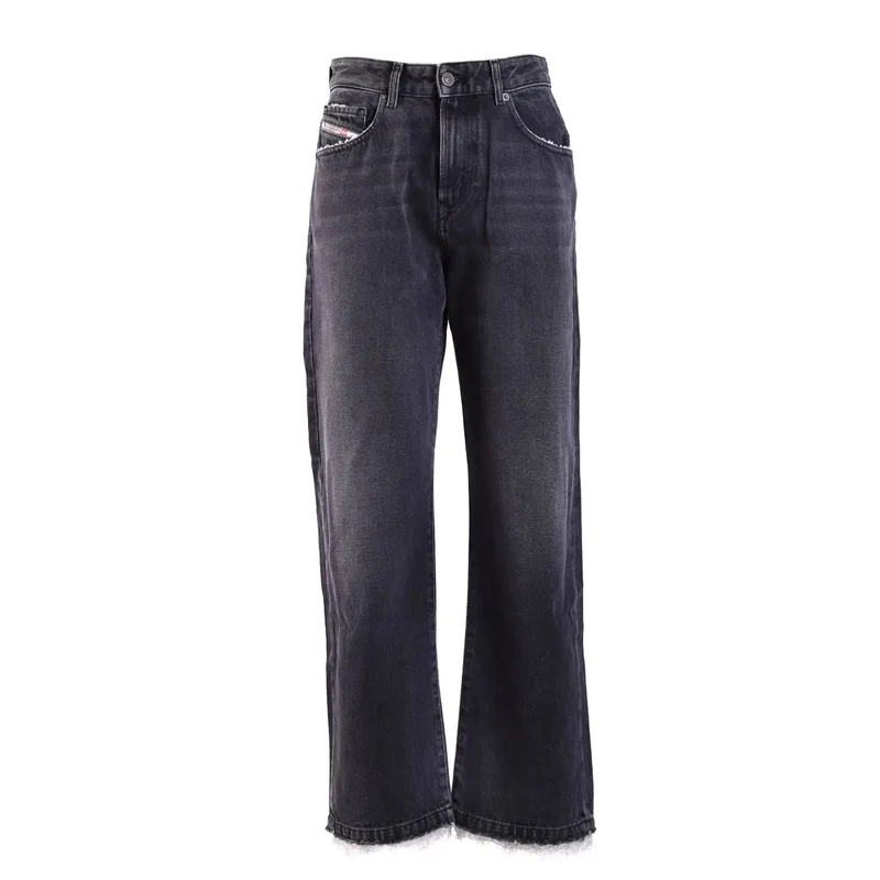 Diesel Jean noir en coton stretch pour femme