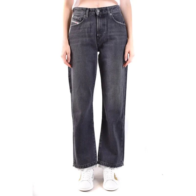Diesel Jean noir en coton stretch pour femme