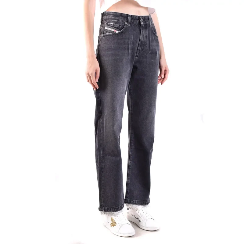Diesel Jean noir en coton stretch pour femme