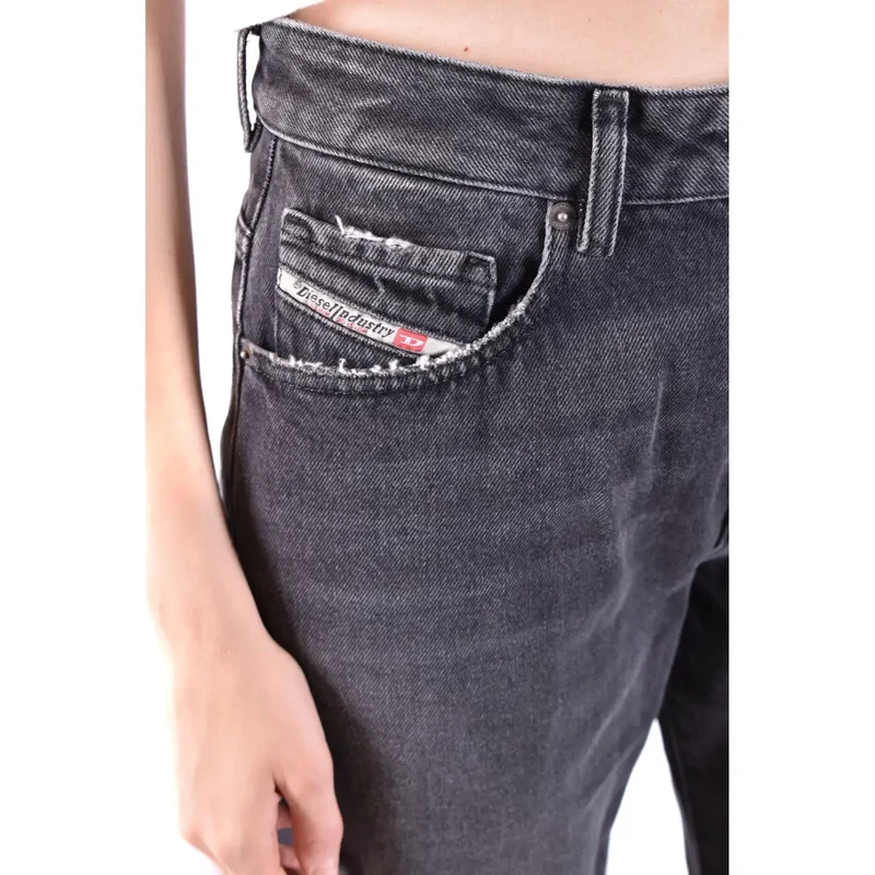 Diesel Jean noir en coton stretch pour femme