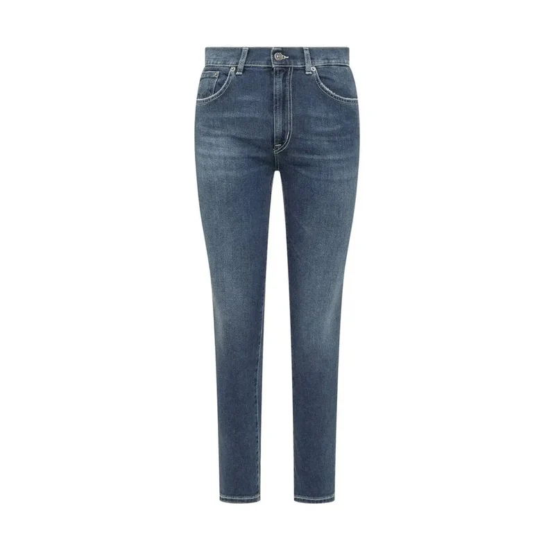 Dondup Jean en coton stretch bleu pour femme