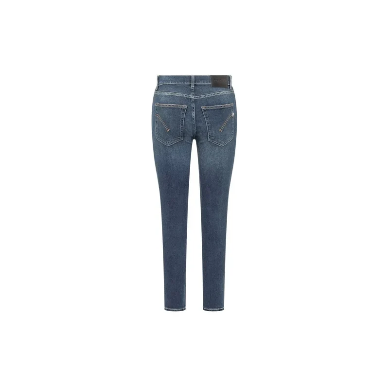 Dondup Jean en coton stretch bleu pour femme