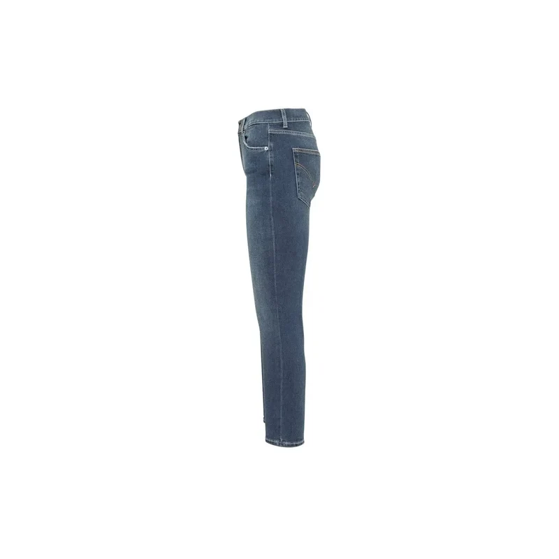 Dondup Jean en coton stretch bleu pour femme