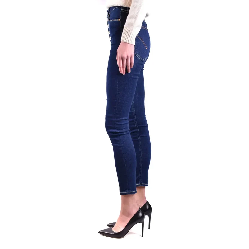 Dondup Jean en denim de coton bleu pour femme