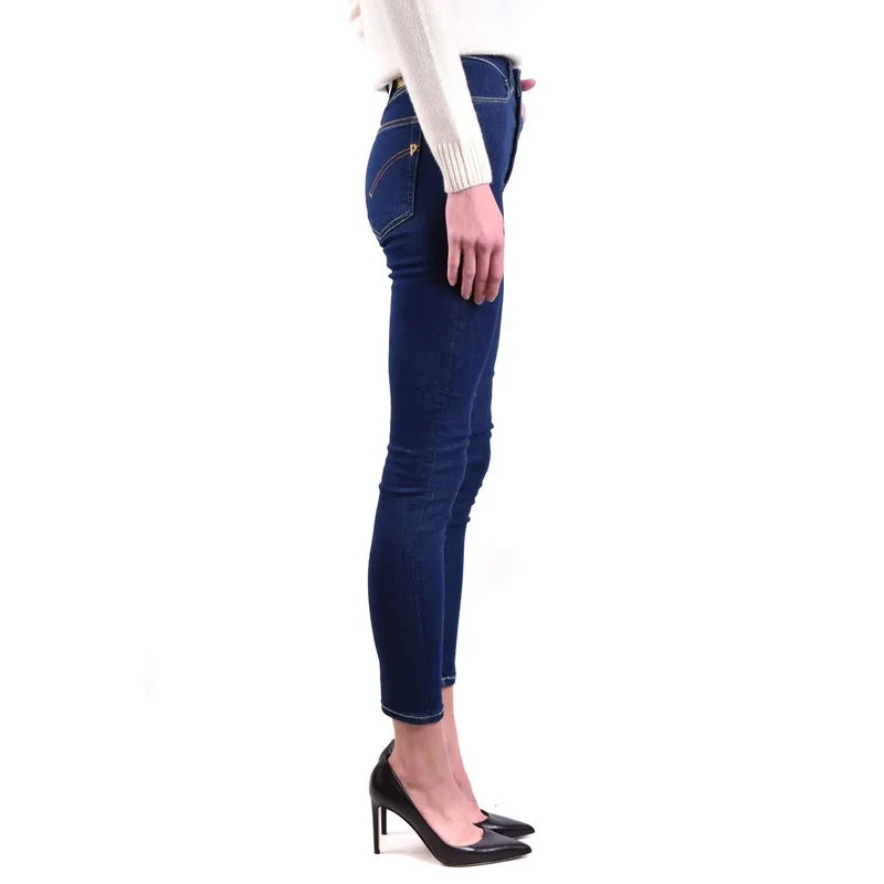 Dondup Jean en denim de coton bleu pour femme