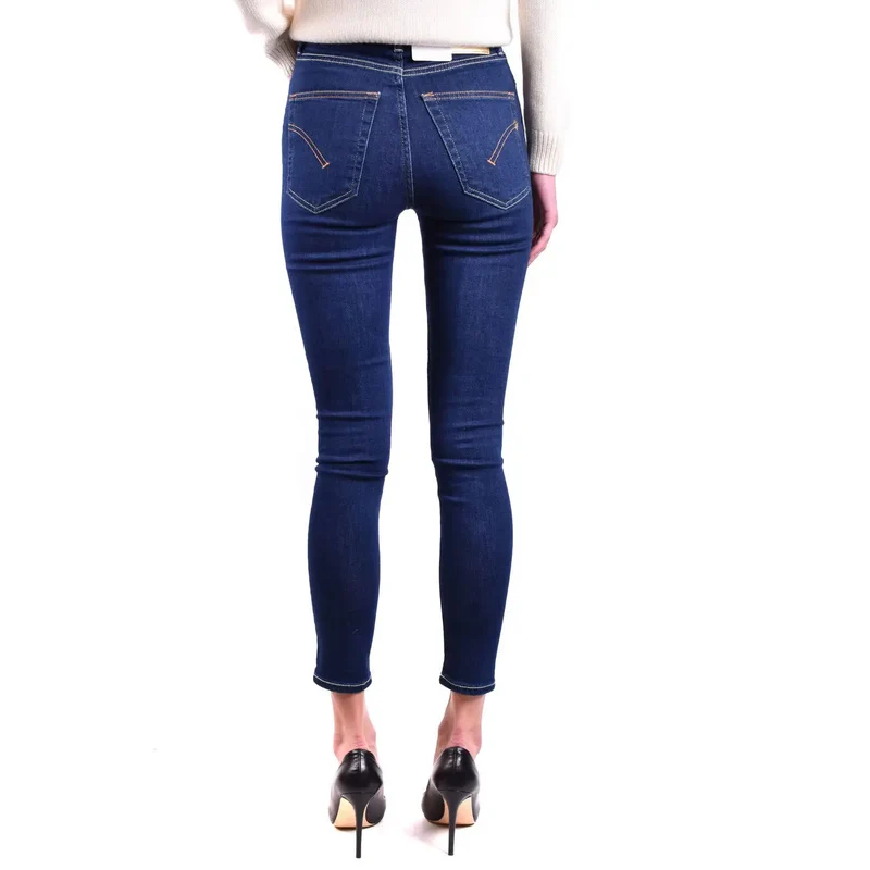 Dondup Jean en denim de coton bleu pour femme