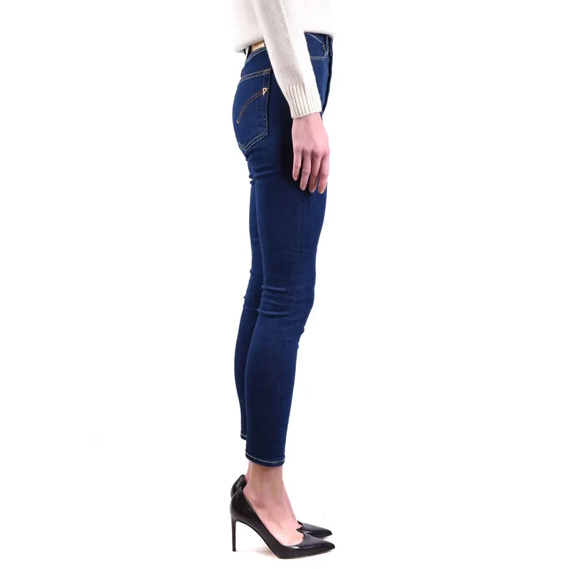 Dondup Jean en denim de coton bleu pour femme