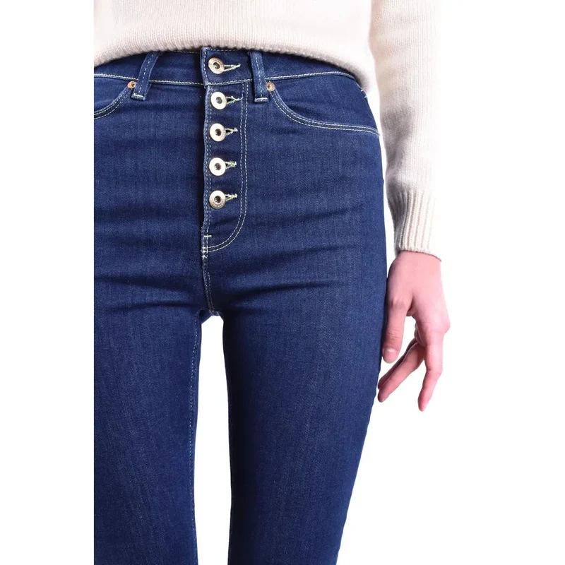Dondup Jean en denim de coton bleu pour femme