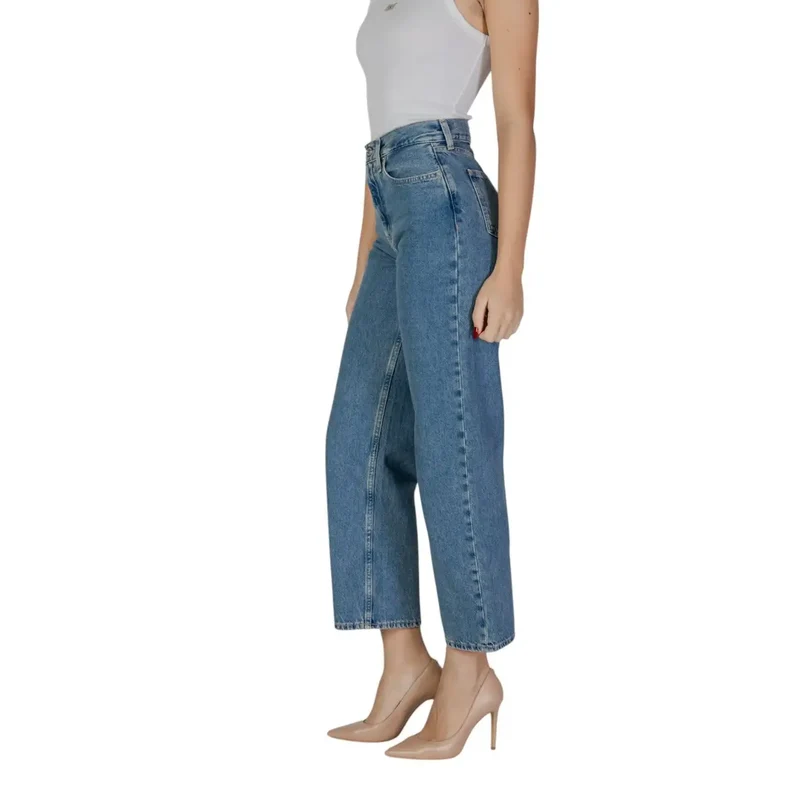 Calvin Klein Jean en coton bleu pour femme