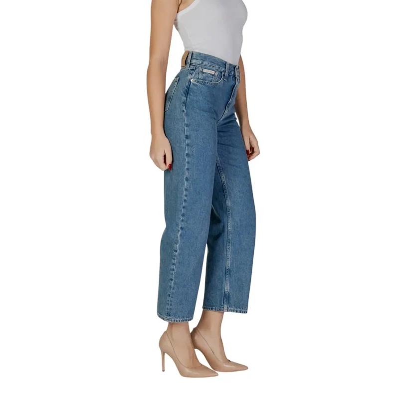 Calvin Klein Jean en coton bleu pour femme