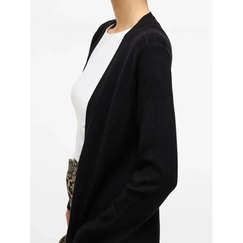 Gilet noir Vila pour femme, en viscose mélangée, avec nuisette