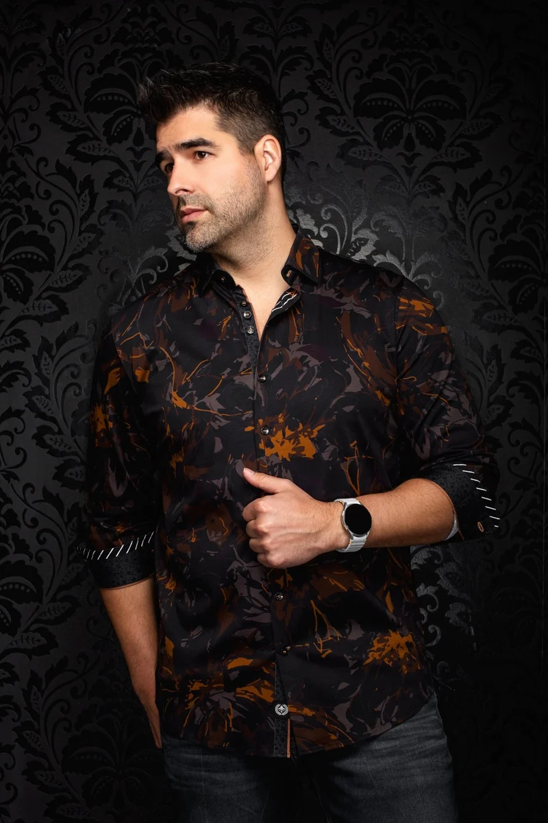 CHEMISE | BELMONTE, Black Tobacco