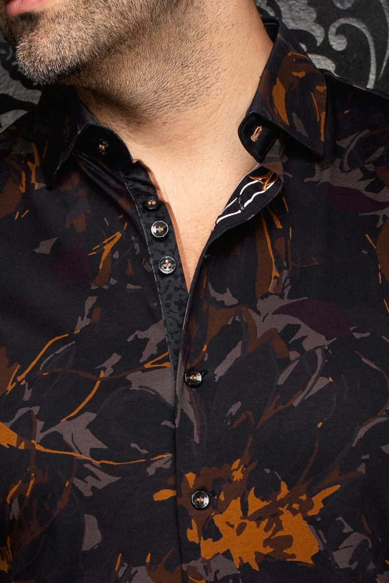 CHEMISE | BELMONTE, Black Tobacco