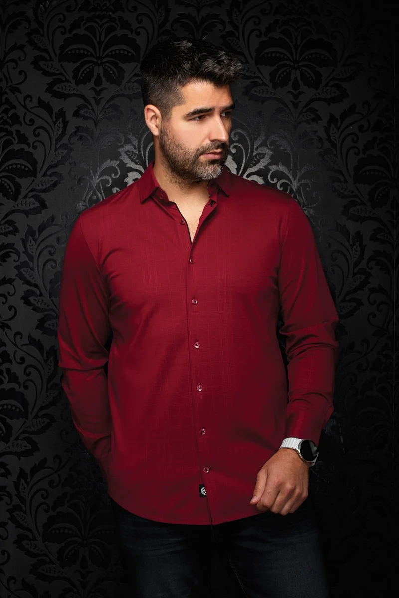 CHEMISE | KAELAN, Burgundy