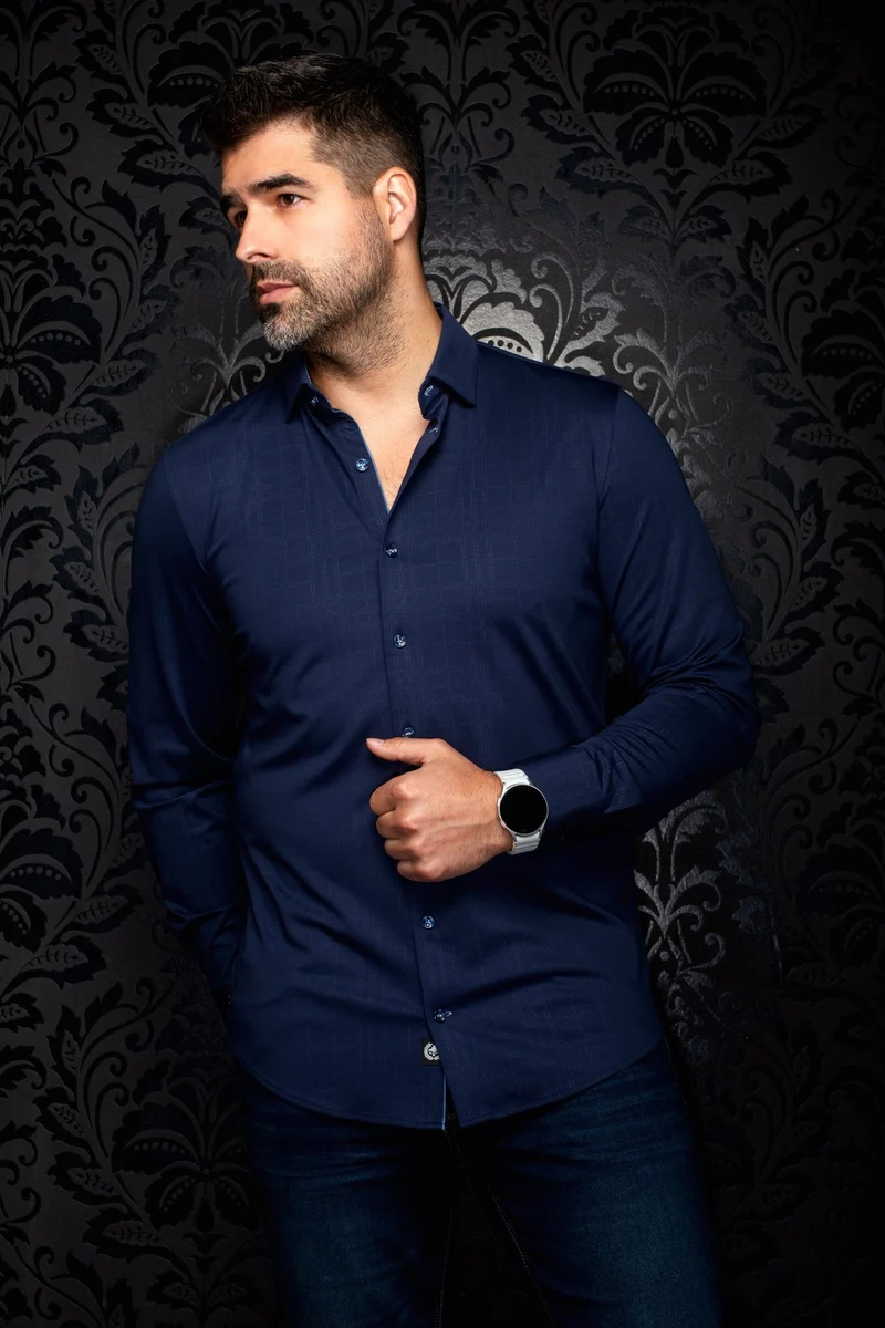 CHEMISE | KAELAN, Navy