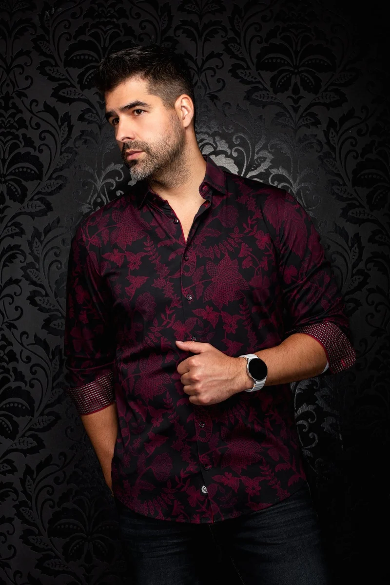 CHEMISE | LUXOR, Black Cabernet