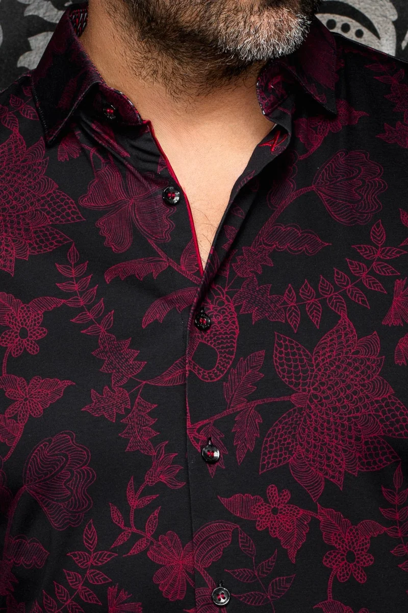 CHEMISE | LUXOR, Black Cabernet