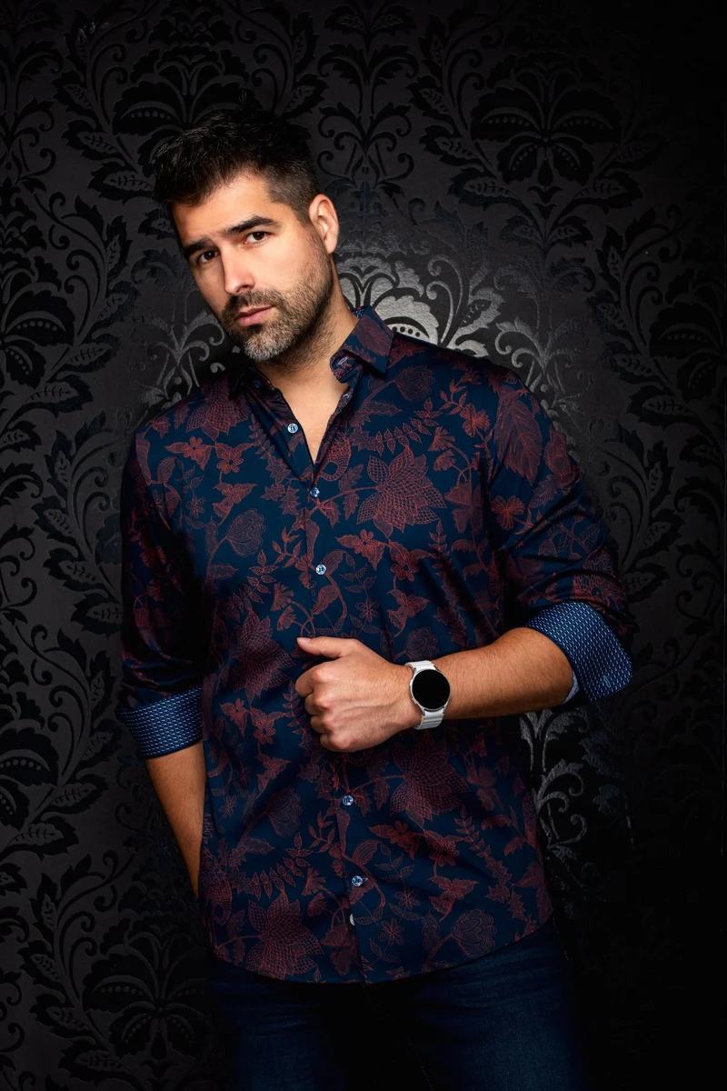 CHEMISE | LUXOR, Navy