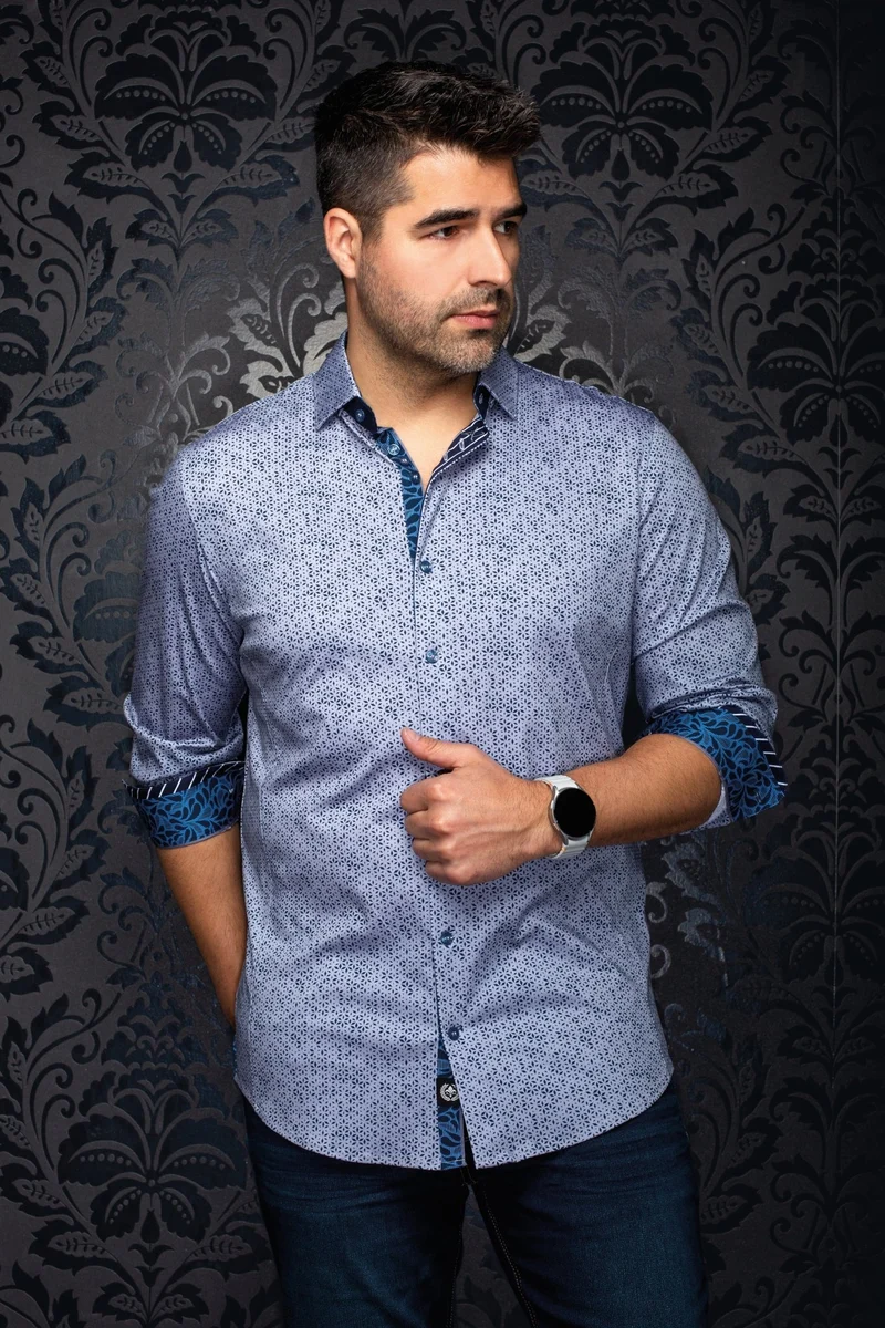 CHEMISE | NOVA, Grey Navy