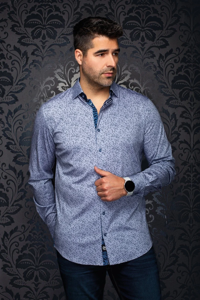 CHEMISE | NOVA, Grey Navy