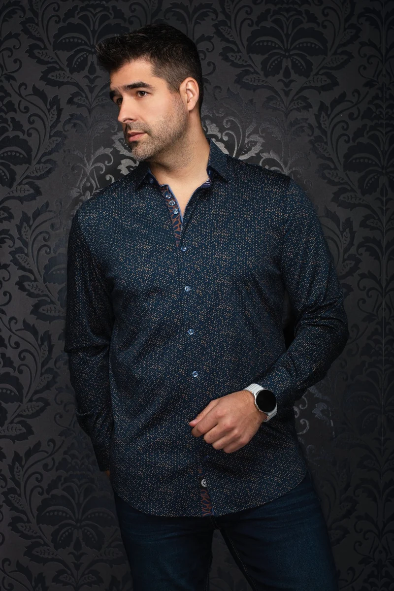 CHEMISE | NOVA, Navy Tobacco