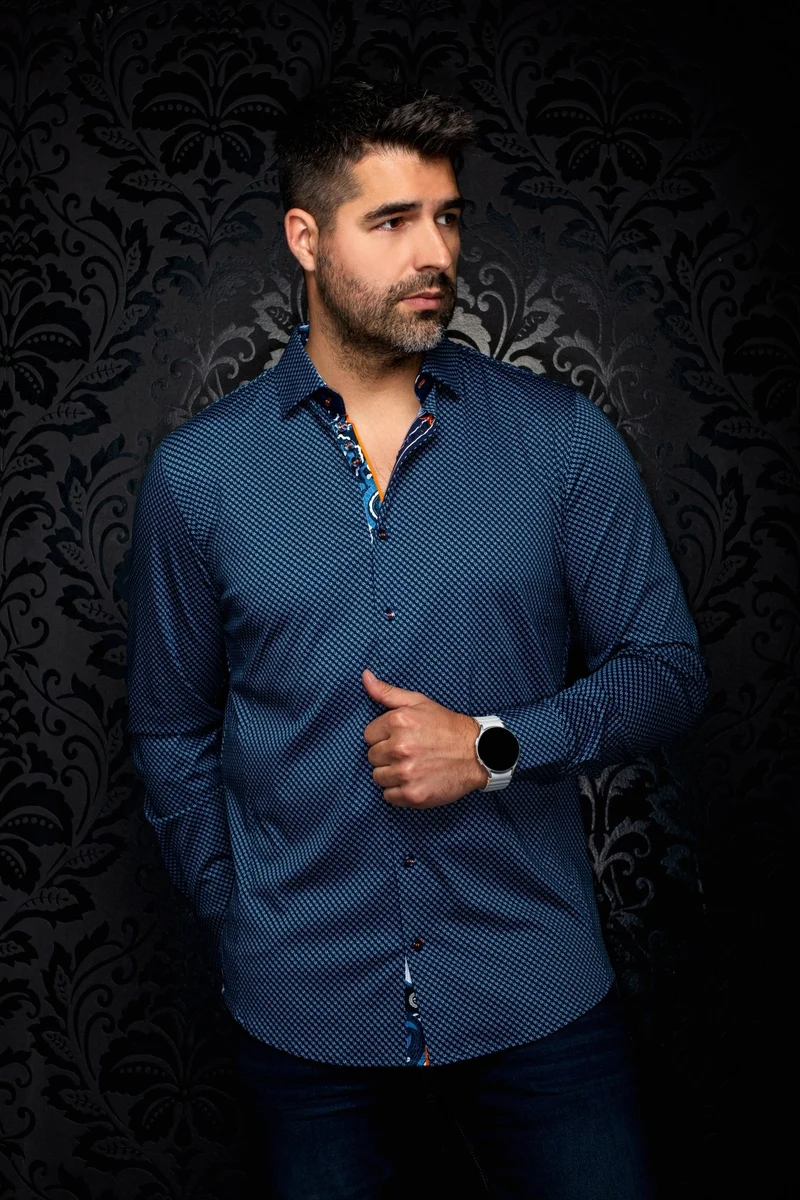 CHEMISE | SANLUCA, Navy