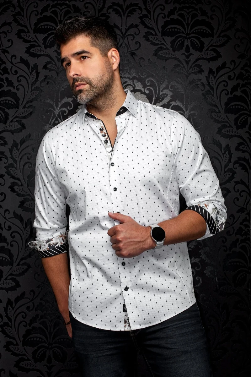 CHEMISE | JAMERSON, White Black