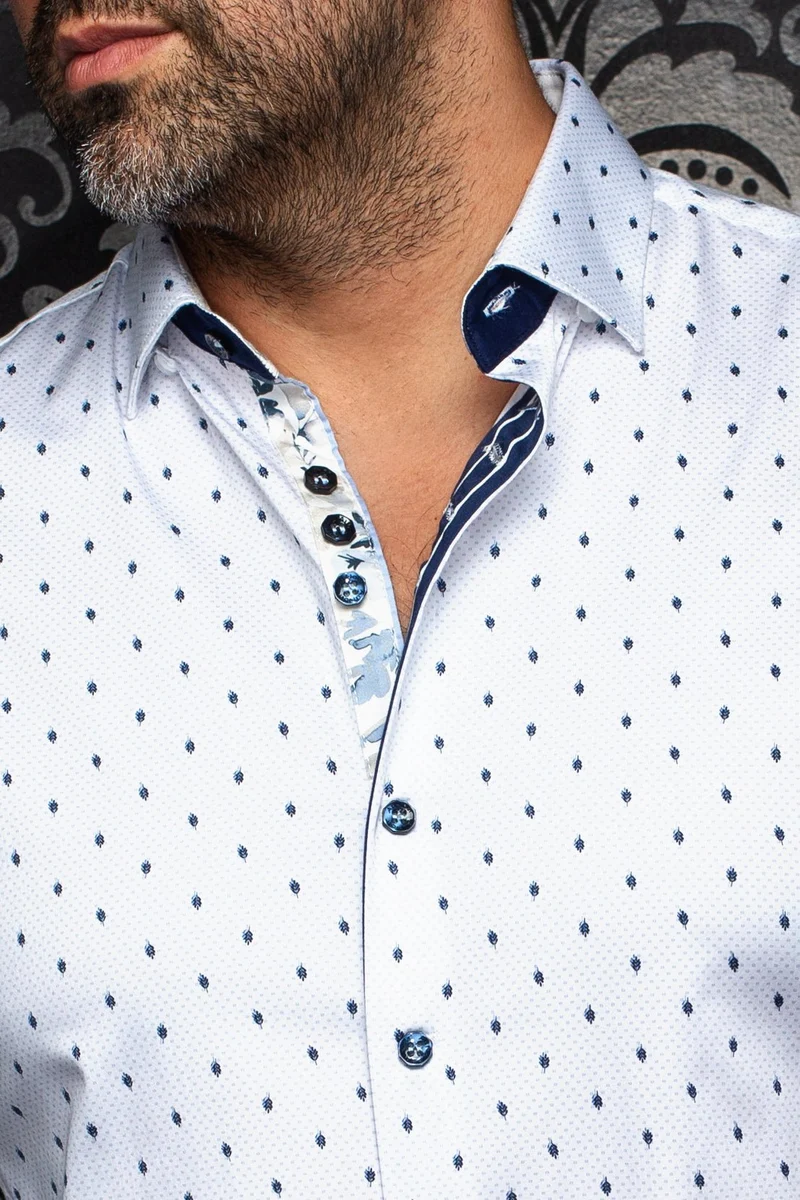 CHEMISE | JAMERSON, White Light Blue