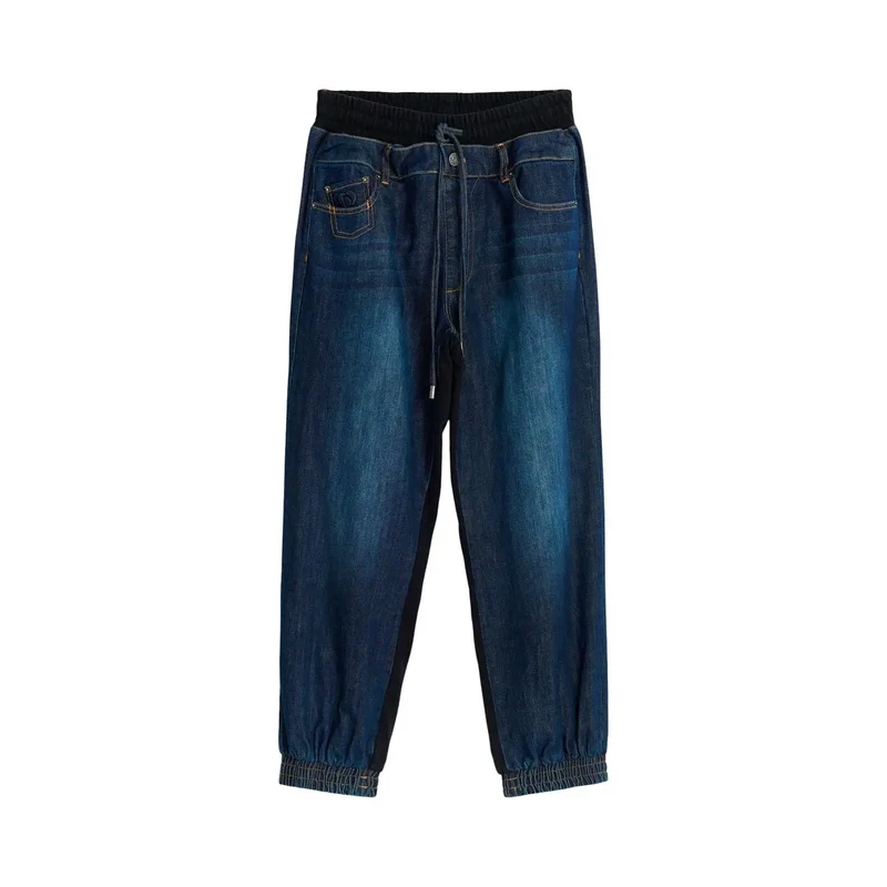 Jean Desigual pour femme, bleu denim, mélange de coton