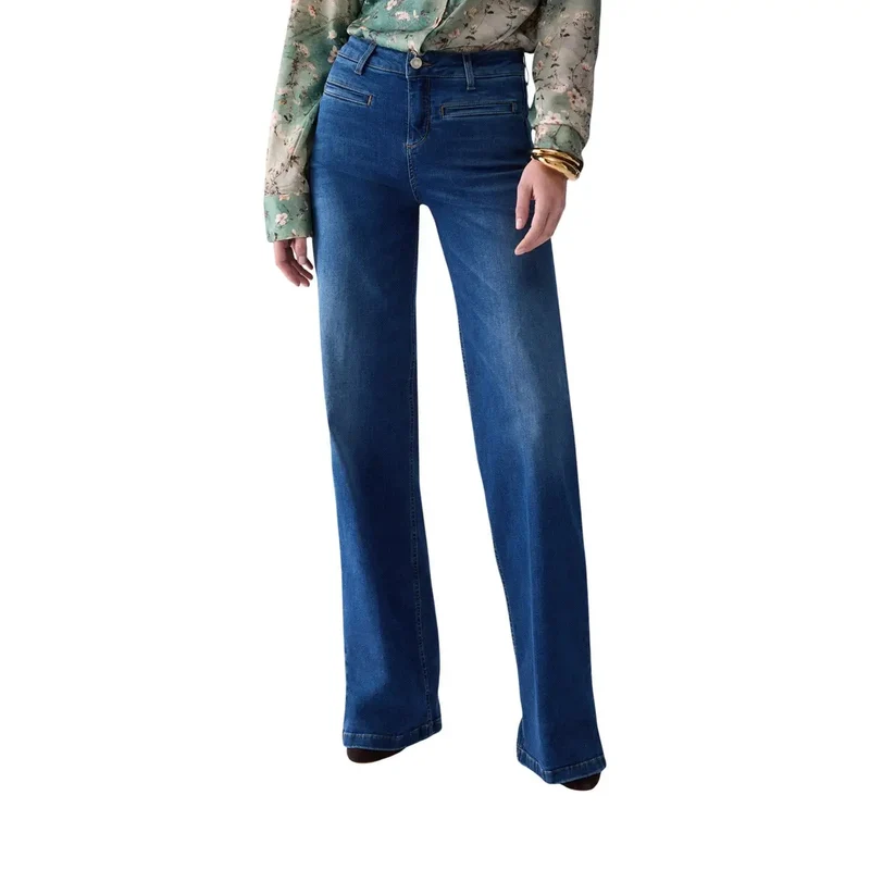 Liu Jo Jean en coton stretch bleu pour femme