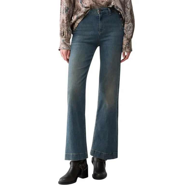 Liu Jo Jean en coton stretch bleu pour femme