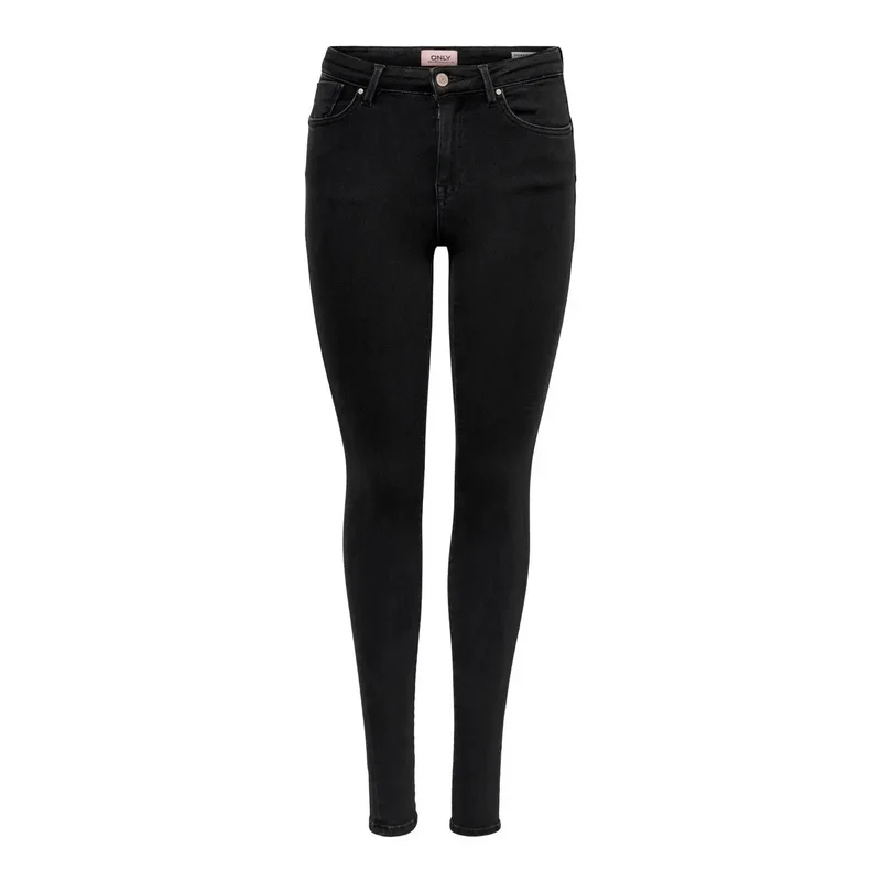 Only Jean noir en coton biologique pour femme