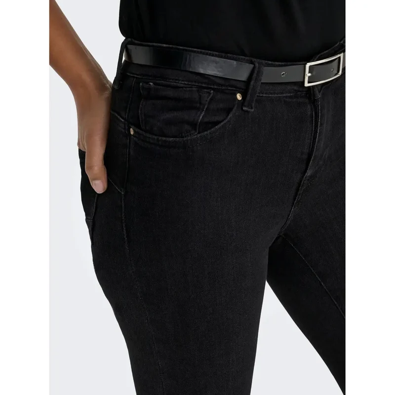 Only Jean noir en coton biologique pour femme