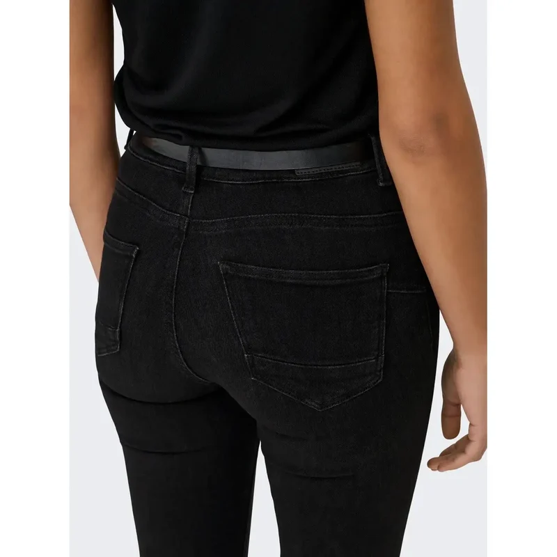 Only Jean noir en coton biologique pour femme