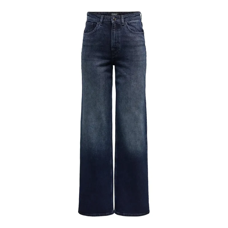 Only Jean en coton bio bleu pour femme
