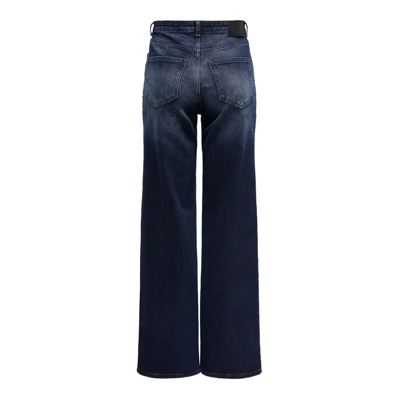 Only Jean en coton bio bleu pour femme