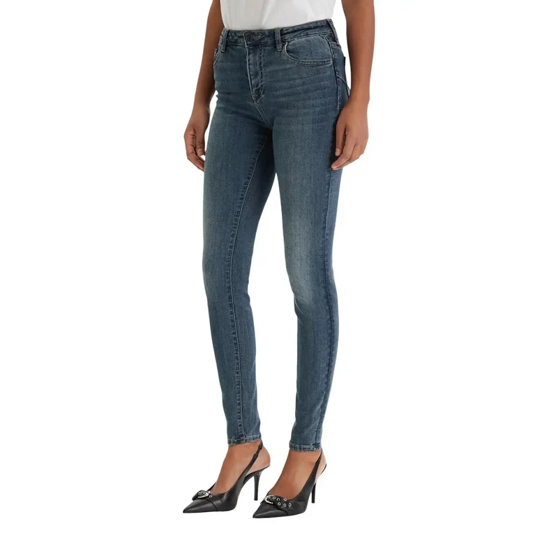 Armani Exchange Jean en denim stretch bleu pour femme
