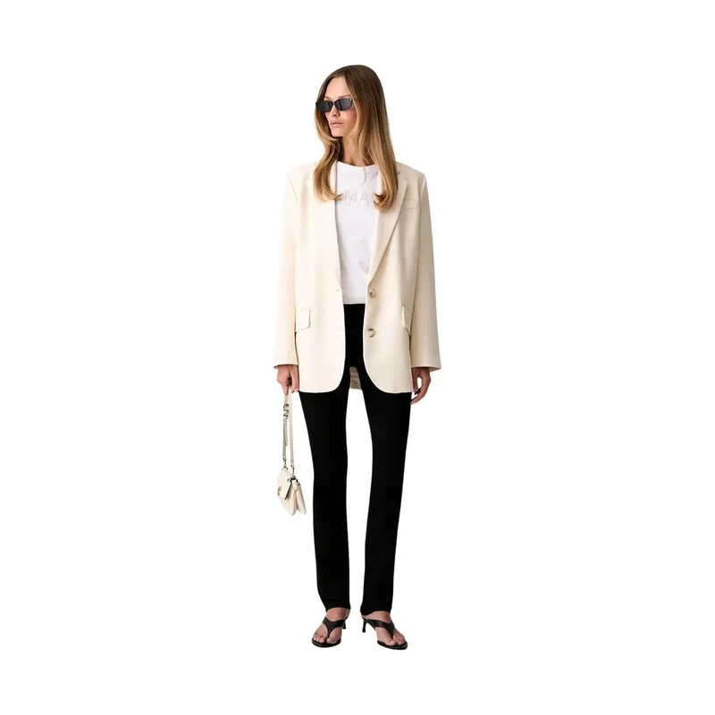 Armani Exchange Jean noir en denim pour femme, mélange de coton
