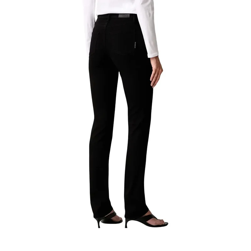 Armani Exchange Jean noir en denim pour femme, mélange de coton