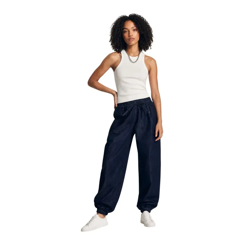 Jacqueline De Yong Jean bleu en denim pour femme, coupe classique