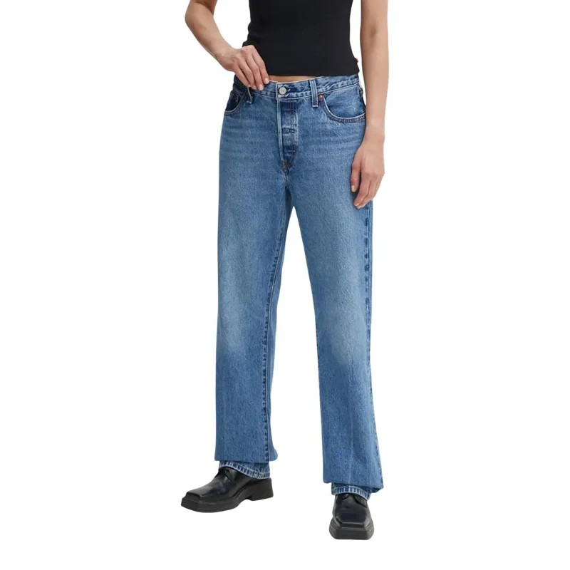 Jean Levi's pour femme en coton bleu clair