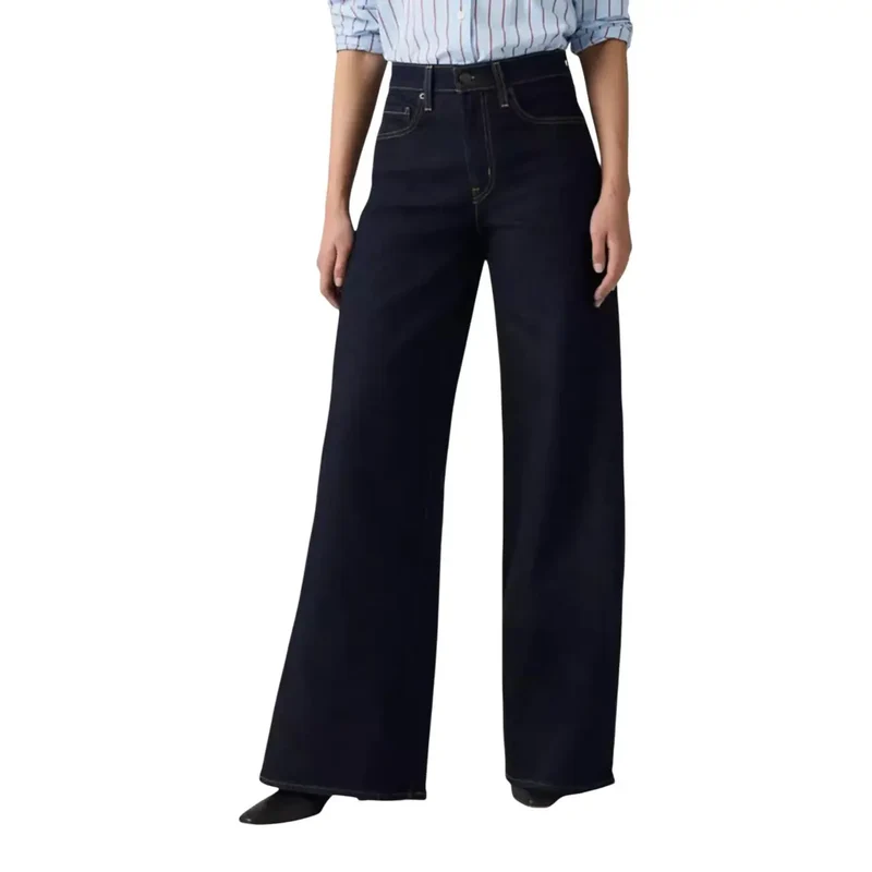 Jean noir Levi's pour femme en mélange de coton