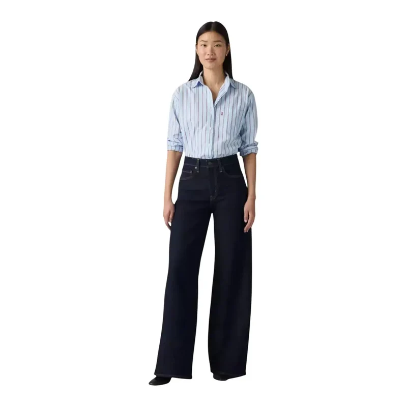 Jean noir Levi's pour femme en mélange de coton