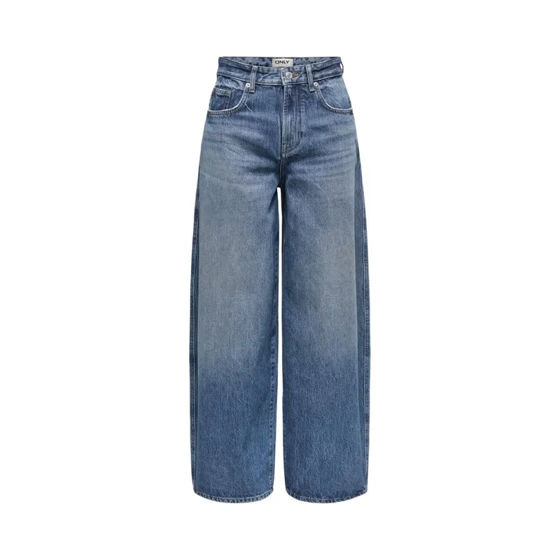 Only Jean bleu pour femme en denim de coton