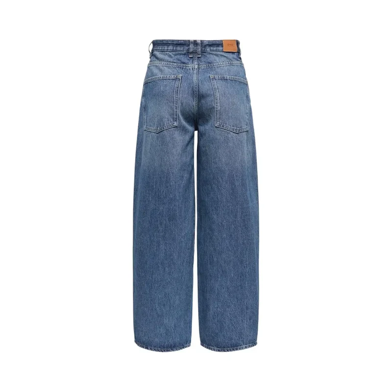 Only Jean bleu pour femme en denim de coton